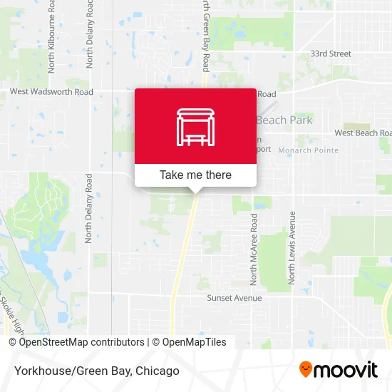 Yorkhouse/Green Bay map