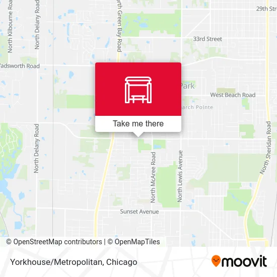 Yorkhouse/Metropolitan map