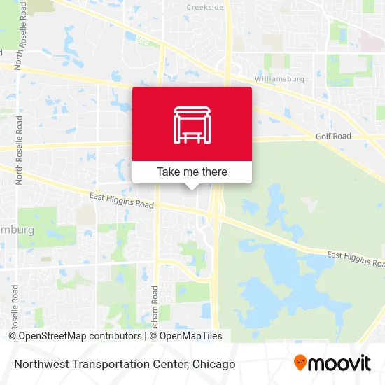 Northwest Transportation Center map