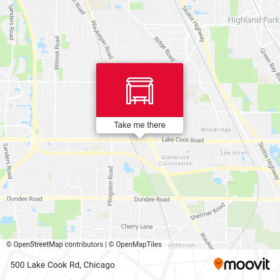500 Lake Cook Rd map