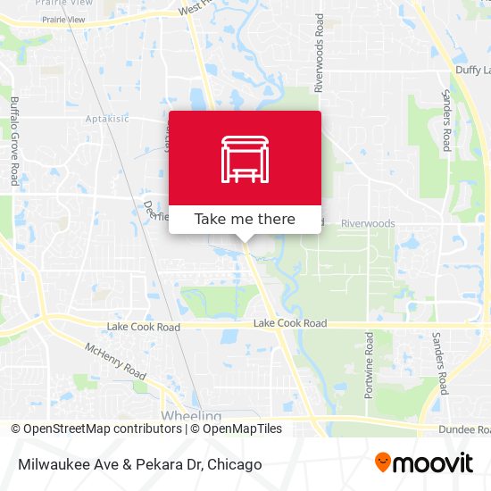 Mapa de Milwaukee Ave & Pekara Dr