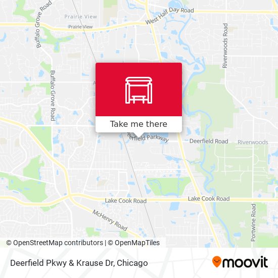 Deerfield Pkwy & Krause Dr map