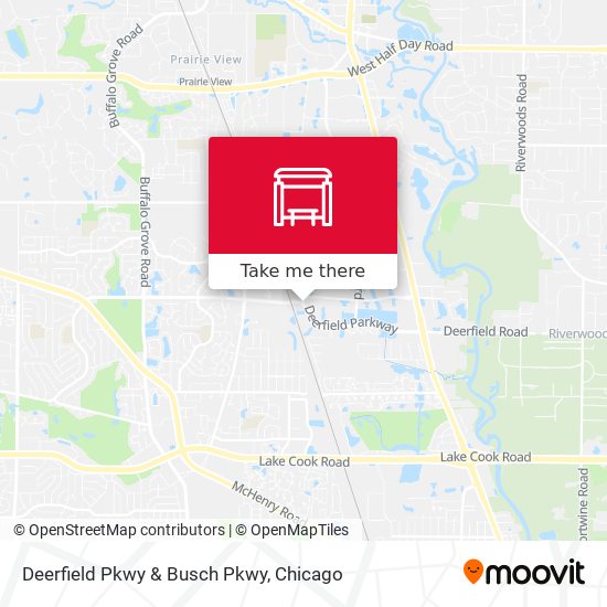 Deerfield Pkwy & Busch Pkwy map