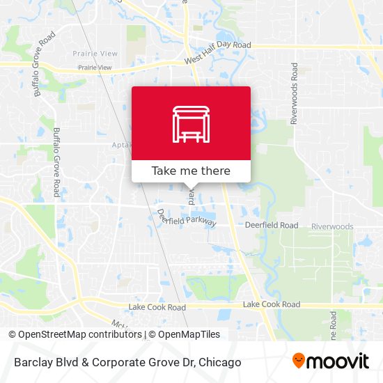 Mapa de Barclay Blvd & Corporate Grove Dr