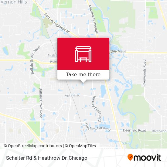 Schelter Rd & Heathrow Dr map