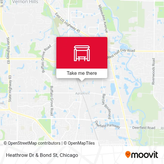 Heathrow Dr & Bond St map