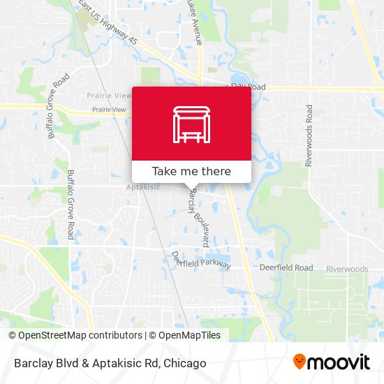 Barclay Blvd & Aptakisic Rd map