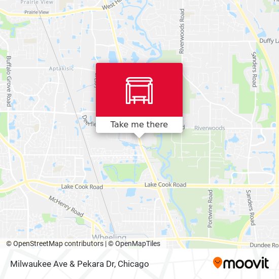 Mapa de Milwaukee Ave & Pekara Dr