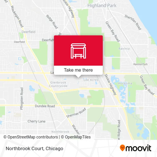 Northbrook Court map