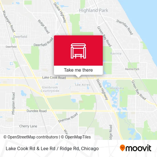 Lake Cook Rd & Lee Rd / Ridge Rd map