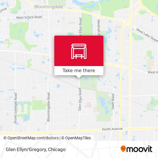 Mapa de Glen Ellyn/Gregory