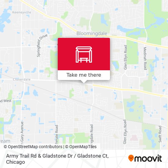 Army Trail Rd & Gladstone Dr / Gladstone Ct map