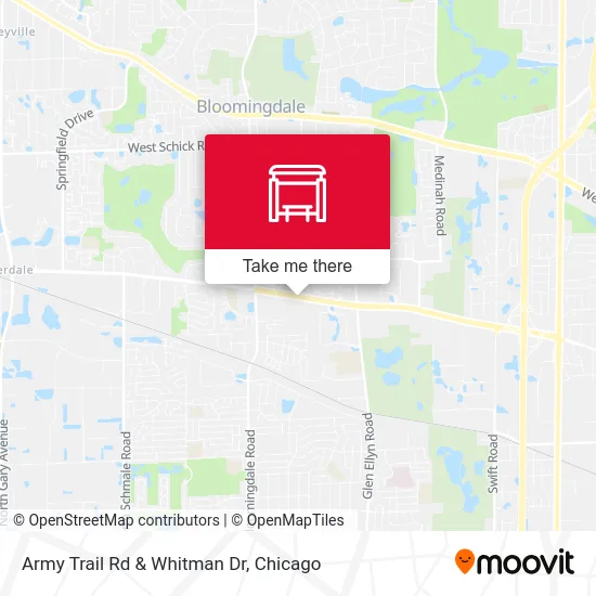 Army Trail Rd & Whitman Dr map