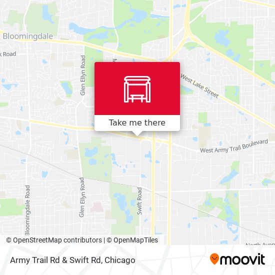 Army Trail Rd & Swift Rd map