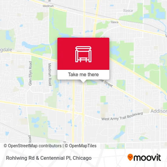Rohlwing Rd & Centennial Pl map