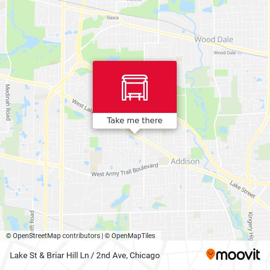Mapa de Lake St & Briar Hill Ln / 2nd Ave