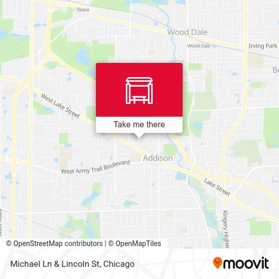 Michael Ln & Lincoln St map