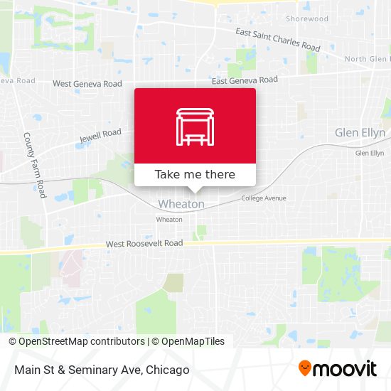 Mapa de Main St & Seminary Ave