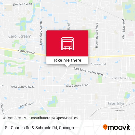 St. Charles Rd & Schmale Rd map