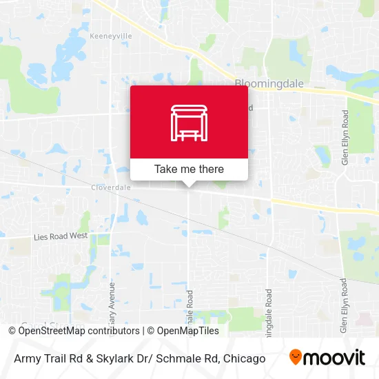 Army Trail Rd & Skylark Dr/ Schmale Rd map