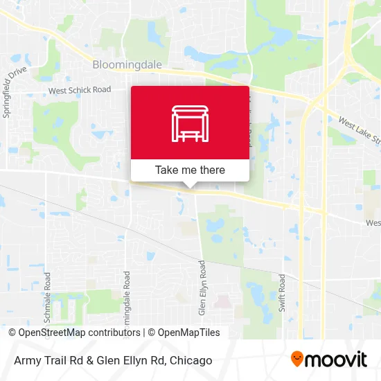 Army Trail Rd & Glen Ellyn Rd map