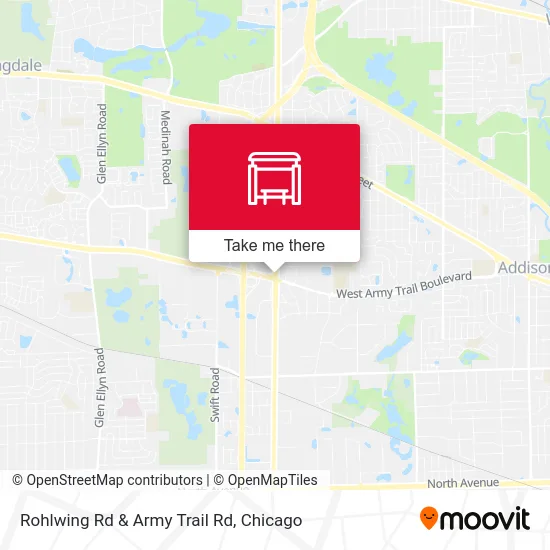 Mapa de Rohlwing Rd & Army Trail Rd