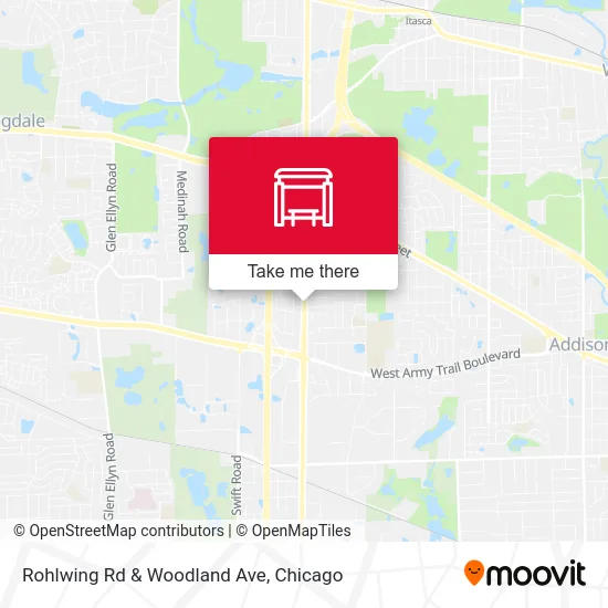 Rohlwing Rd & Woodland Ave map