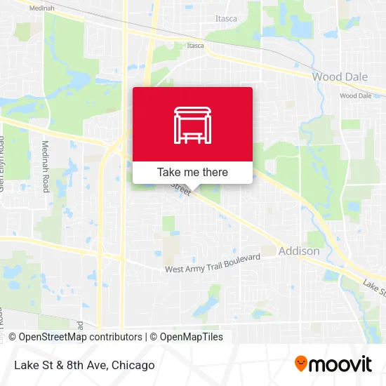 Lake St & 8th Ave map