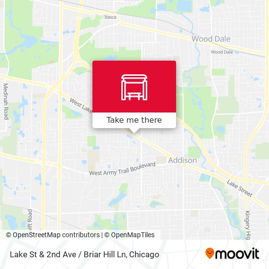 Mapa de Lake St & 2nd Ave / Briar Hill Ln