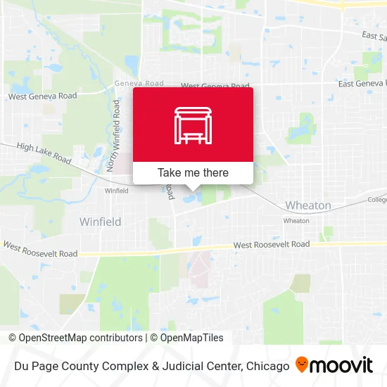 Du Page County Complex & Judicial Center map