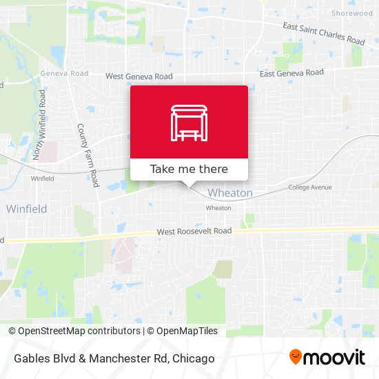 Gables Blvd & Manchester Rd map