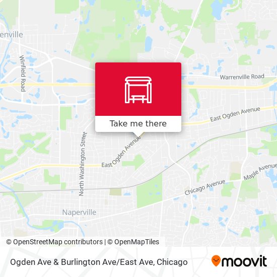 Mapa de Ogden Ave & Burlington Ave / East Ave