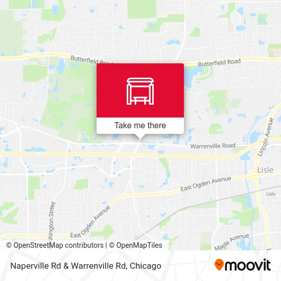 Naperville Rd & Warrenville Rd map