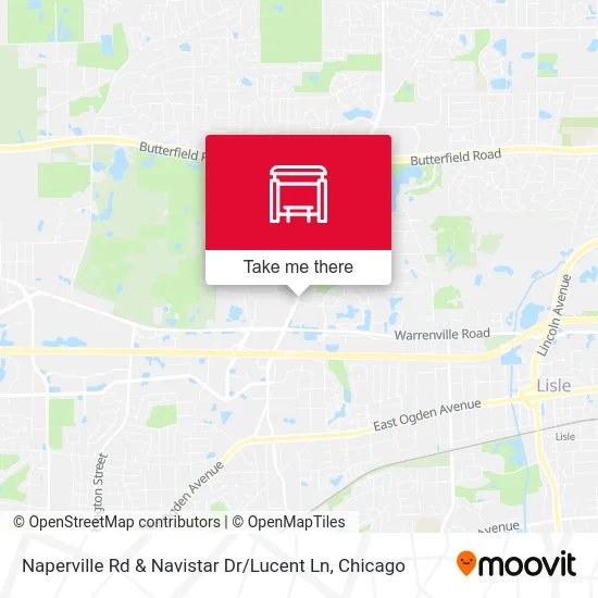 Naperville Rd & Navistar Dr / Lucent Ln map