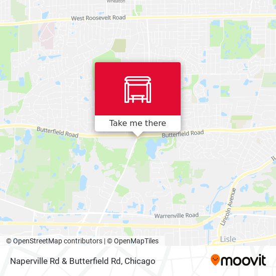 Naperville Rd & Butterfield Rd map