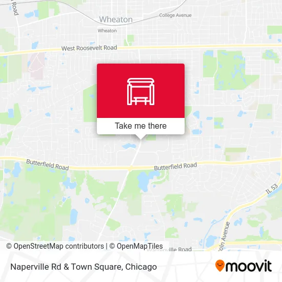 Naperville Rd & Town Square map