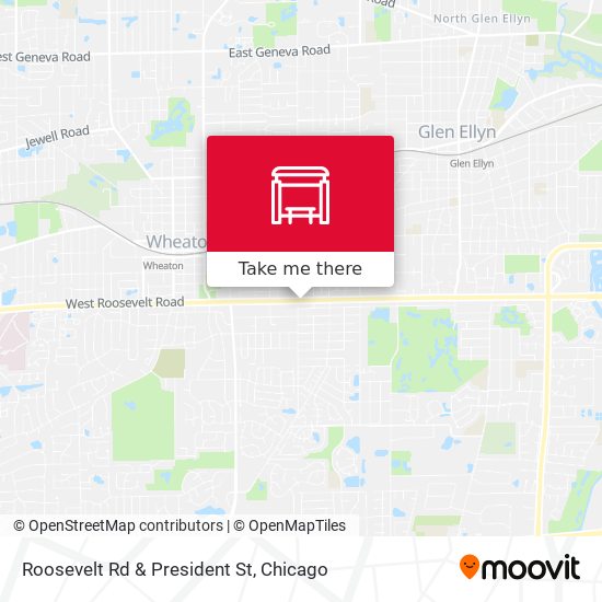 Mapa de Roosevelt Rd & President St
