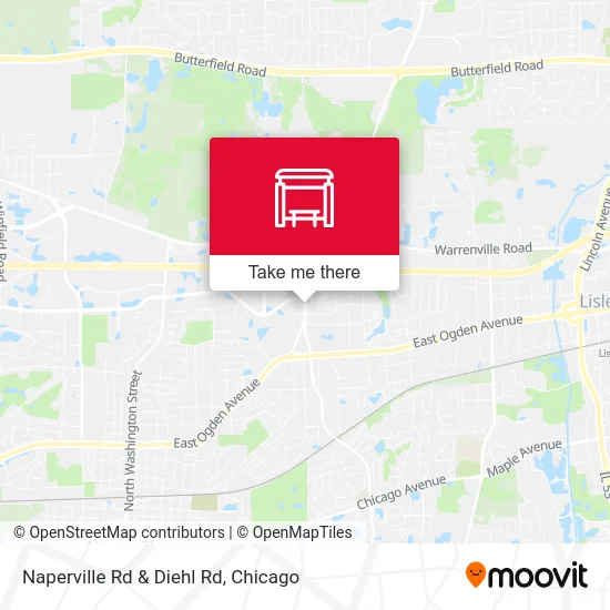 Naperville Rd & Diehl Rd map