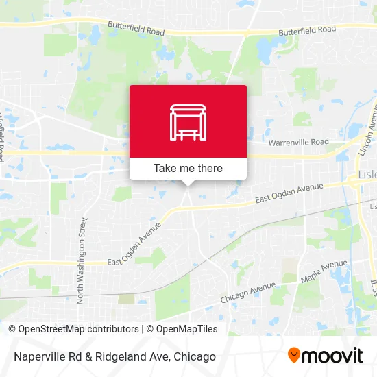 Naperville Rd & Ridgeland Ave map