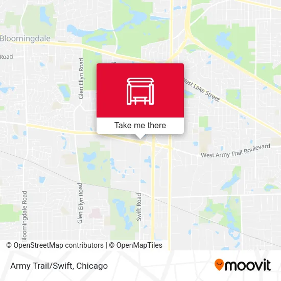 Army Trail/Swift map