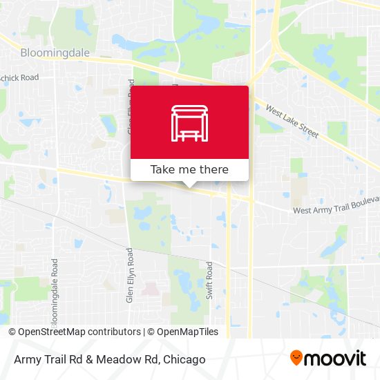 Army Trail Rd & Meadow Rd map