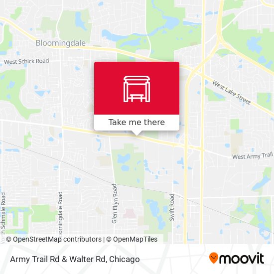 Army Trail Rd & Walter Rd map