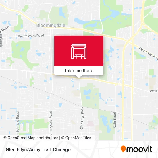 Glen Ellyn/Army Trail map