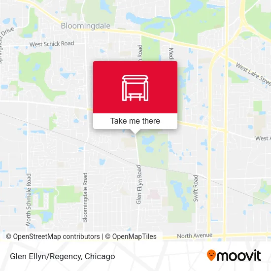 Glen Ellyn/Regency map