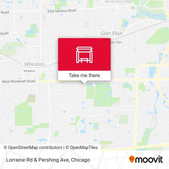 Lorraine Rd & Pershing Ave map