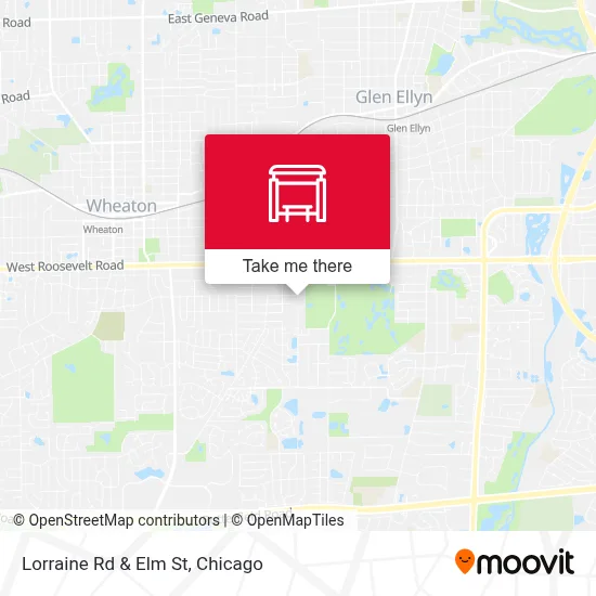 Lorraine Rd & Elm St map