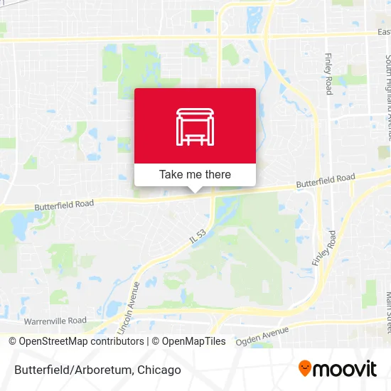 Butterfield/Arboretum map