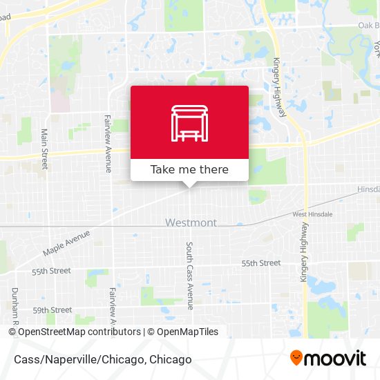 Cass/Naperville/Chicago map