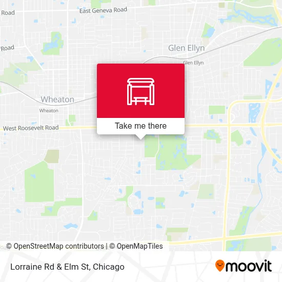 Lorraine Rd & Elm St map