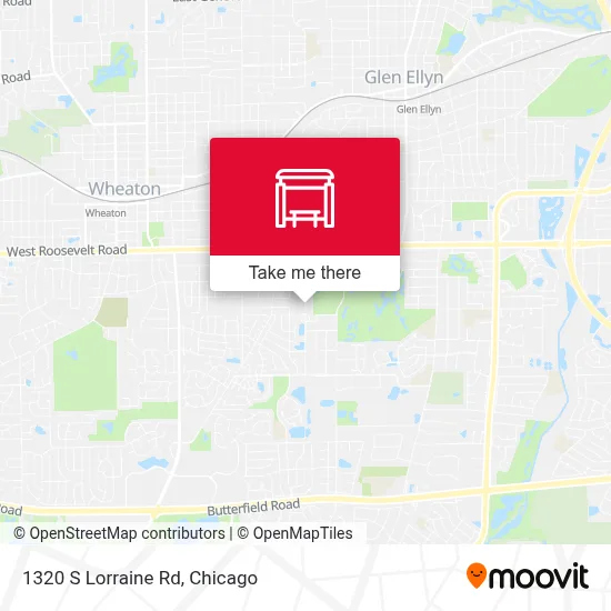 1320 S Lorraine Rd map